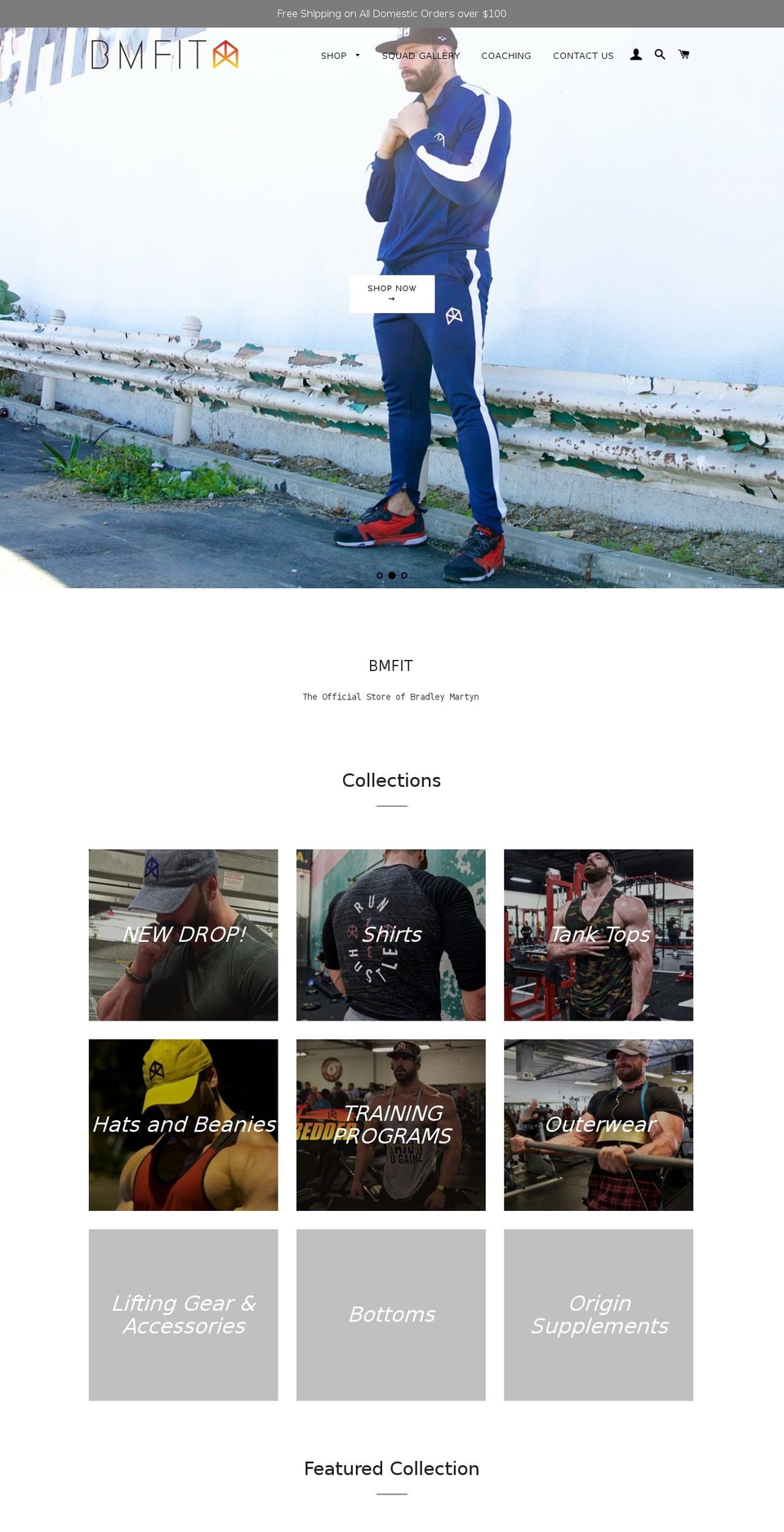 bradleymartyn.com — Shopify storefront screenshot
