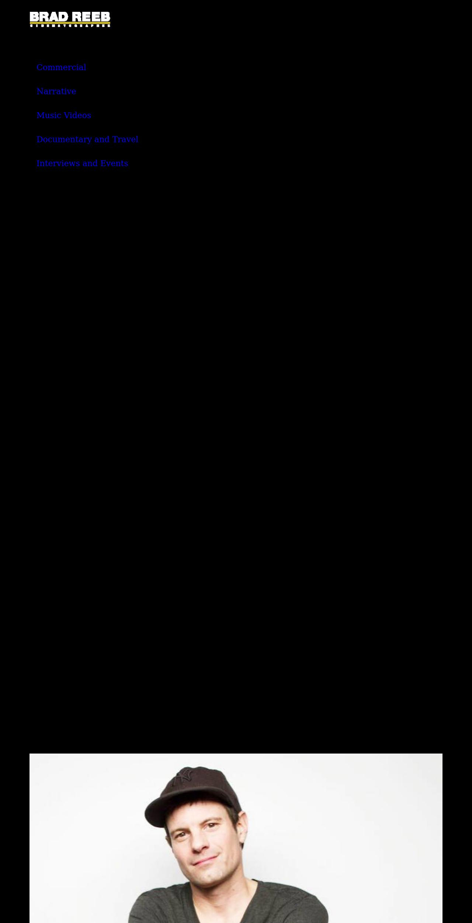 bradreeb.com shopify website screenshot