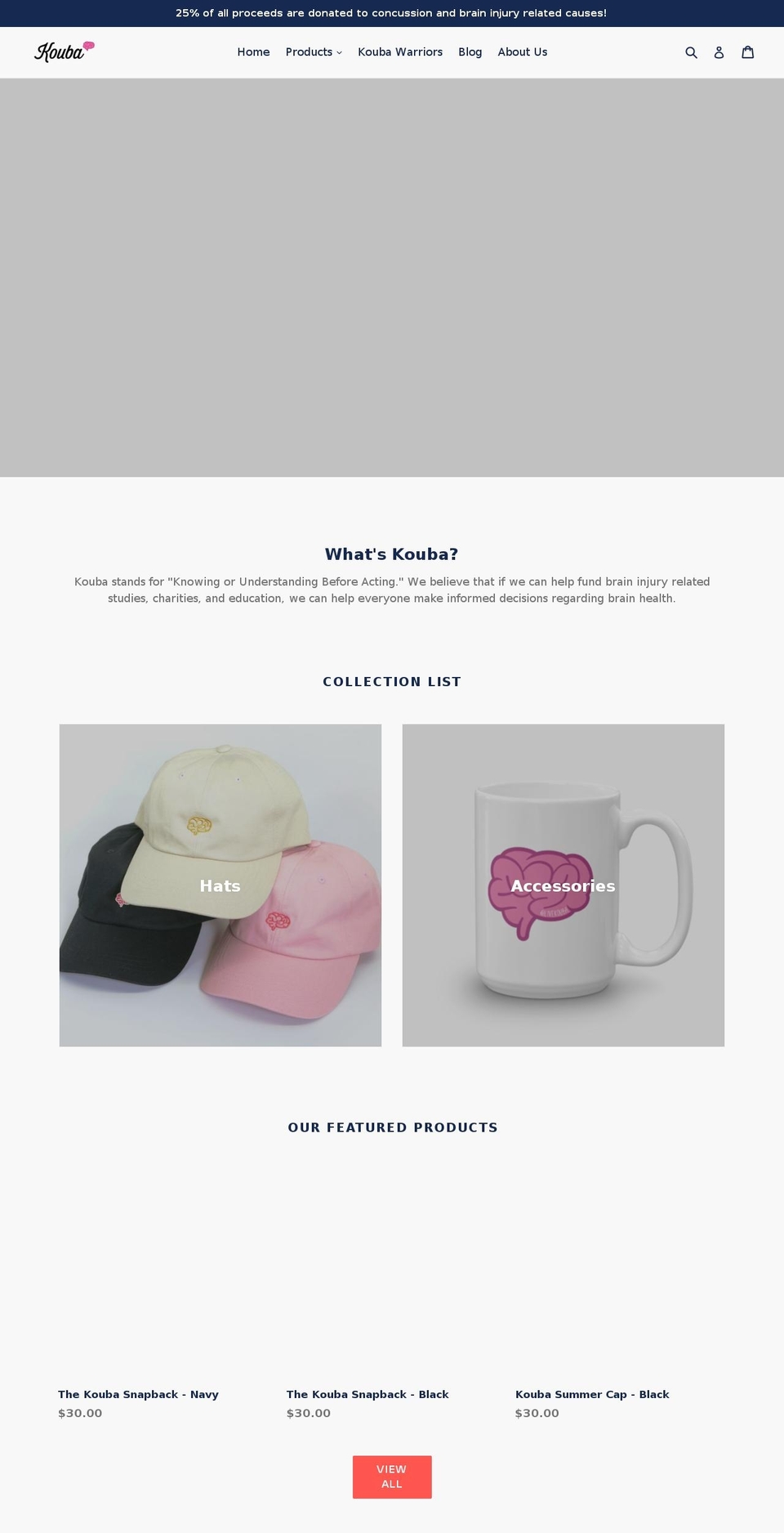 bradylids.com — Shopify storefront screenshot
