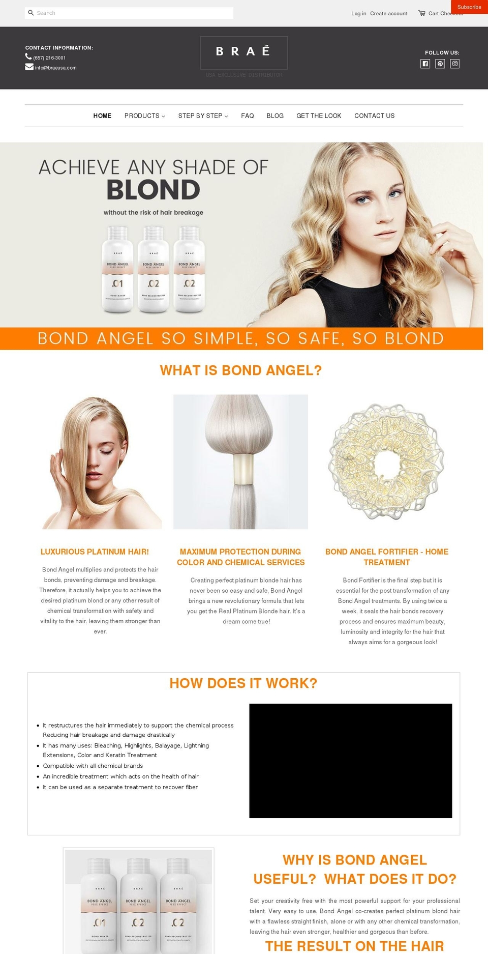 braeusa.com shopify website screenshot