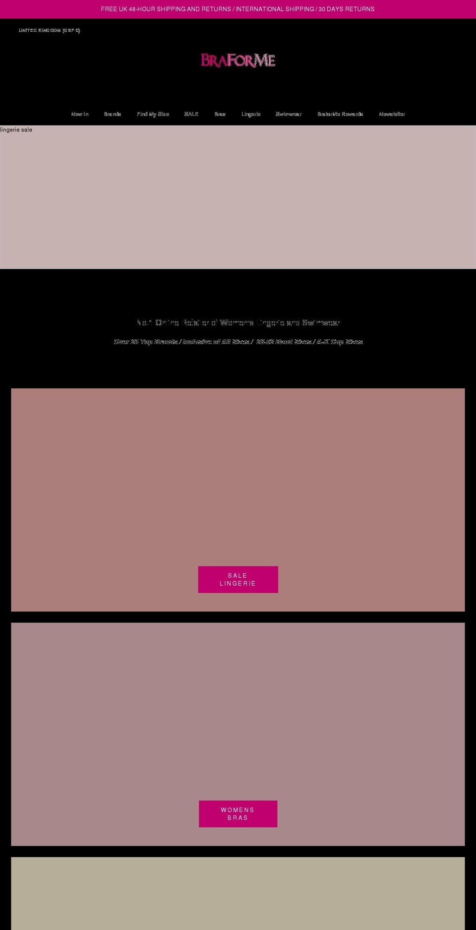 braforme.com shopify website screenshot