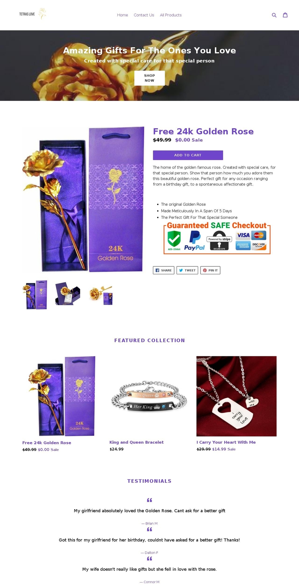 bragoals.com — Shopify storefront screenshot