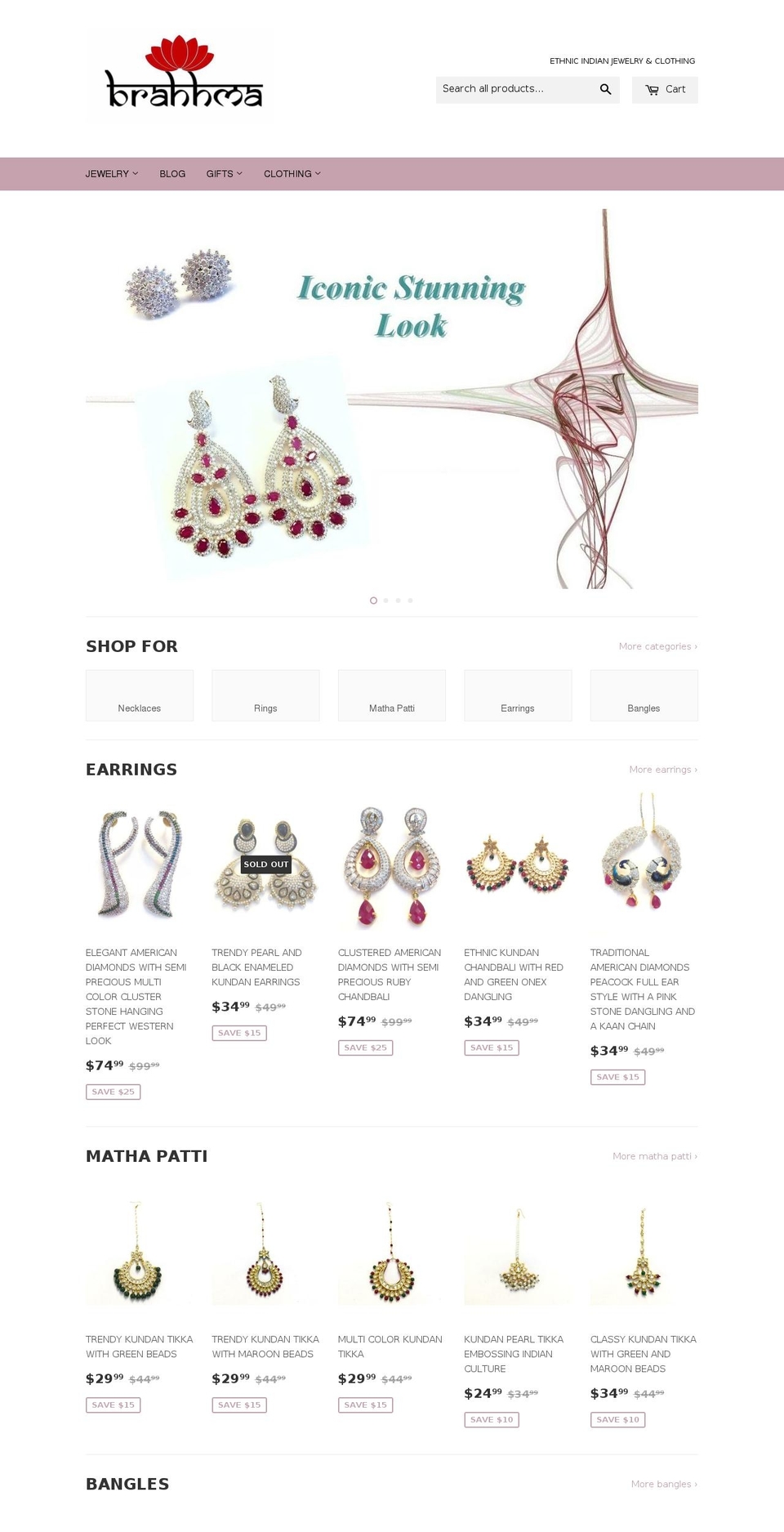 brahhma.com — Shopify storefront screenshot