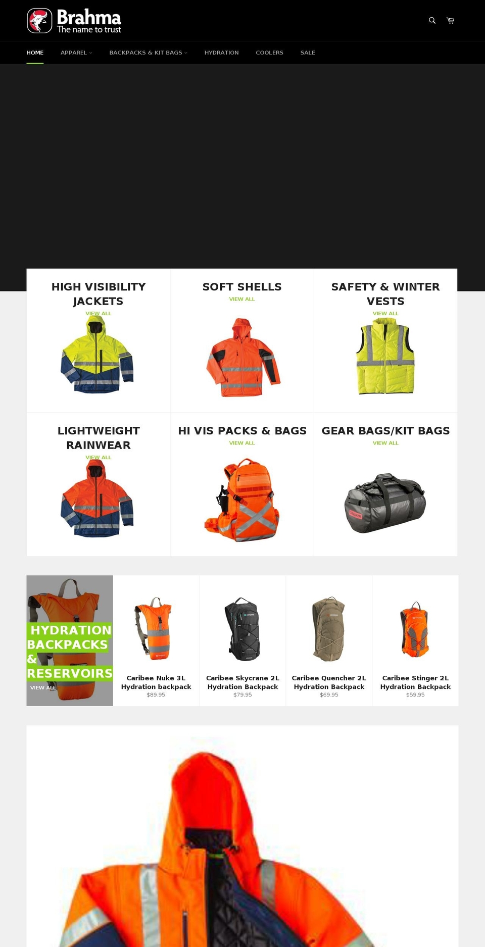 brahmaindustrial.com.au shopify website screenshot
