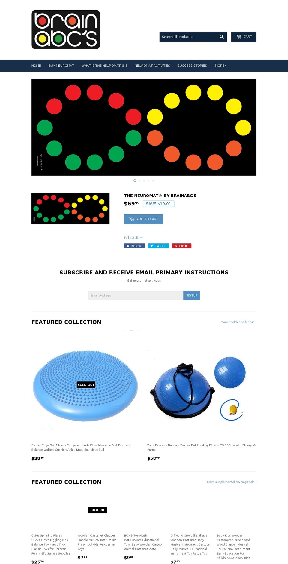 brainabcs.com — Shopify storefront screenshot