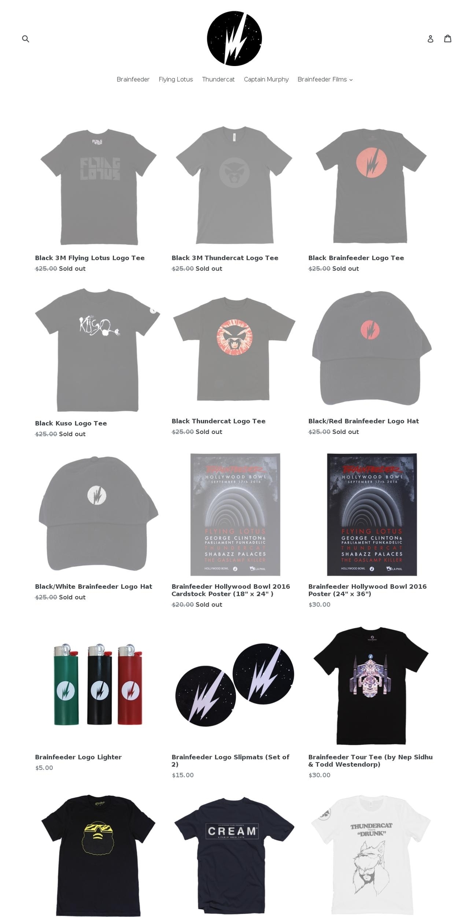 brainfeedershop.myshopify.com shopify website screenshot