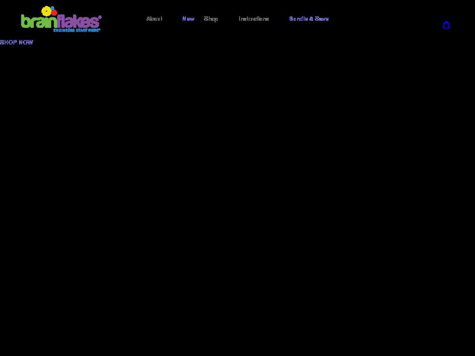 brainflakes.com shopify website screenshot