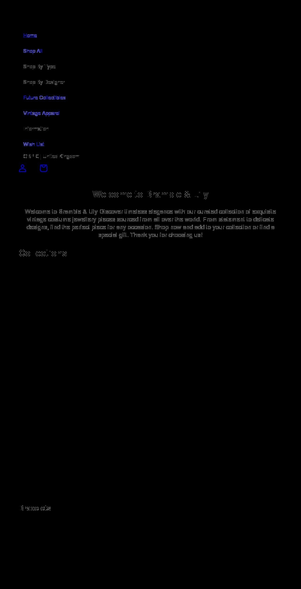 brambleandlily.com shopify website screenshot