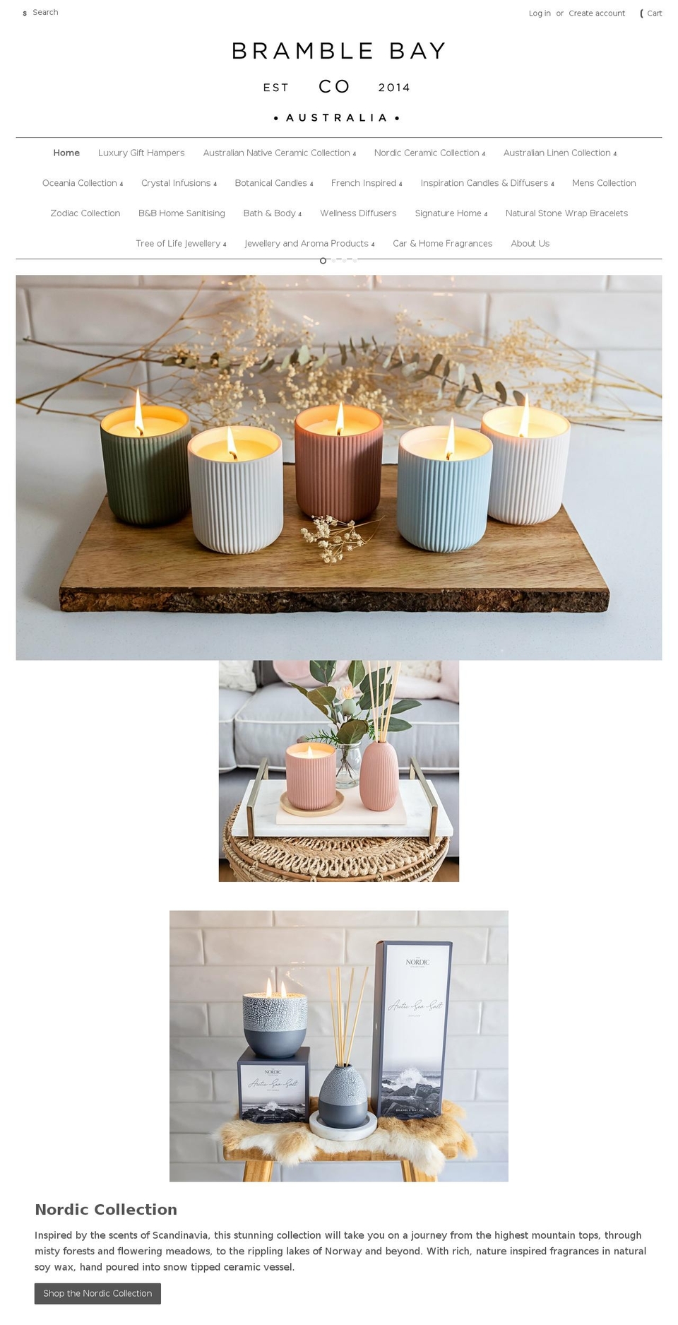 bramblebaycollections.com — Shopify storefront screenshot