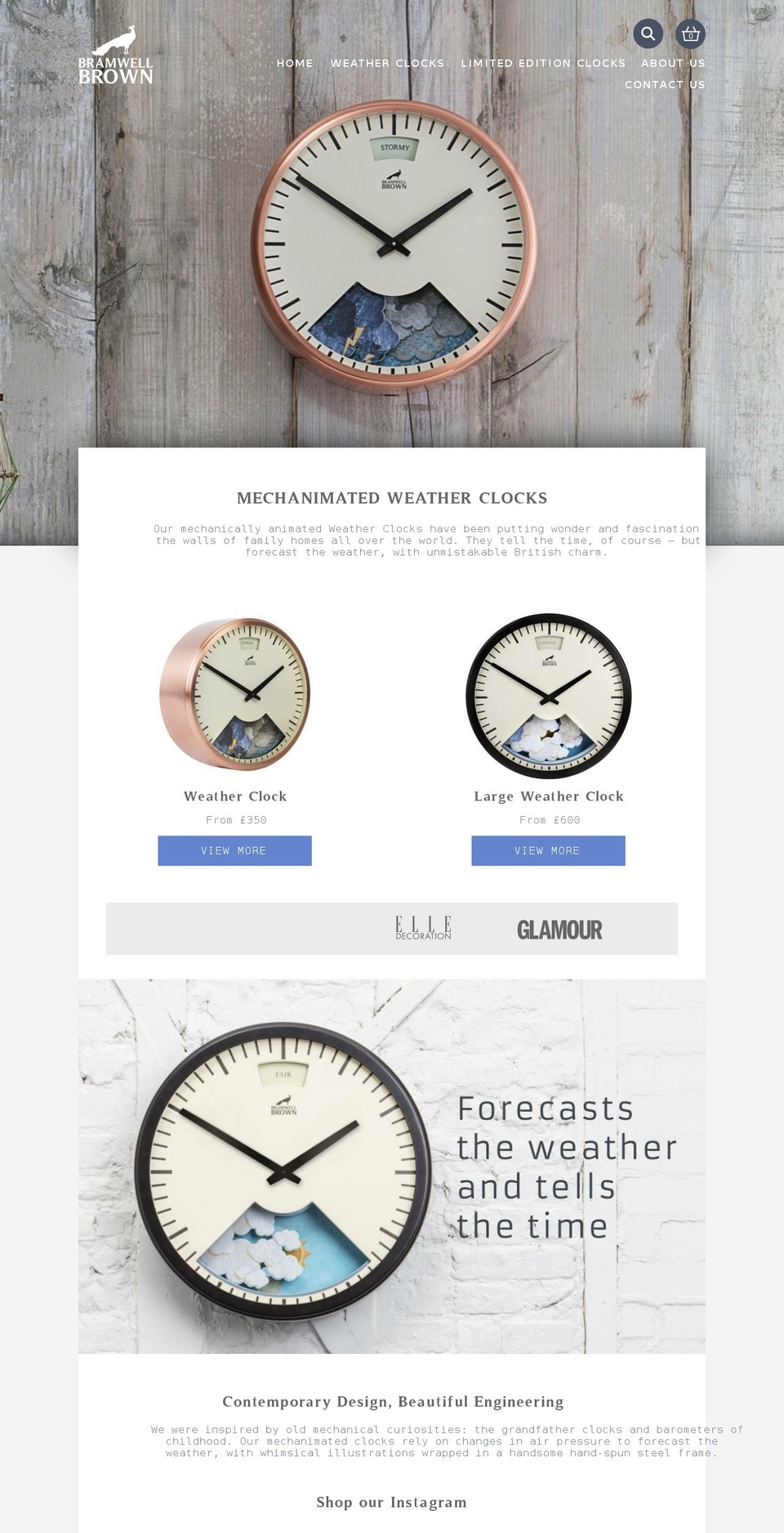 bramwell-brown.com — Shopify storefront screenshot