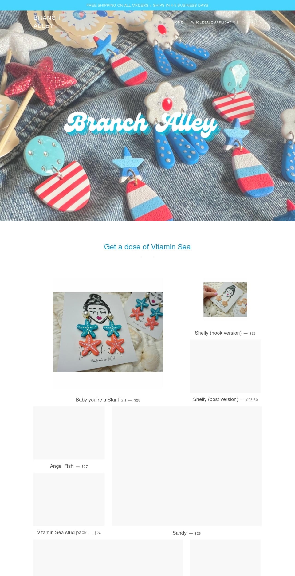 branchalley.com — Shopify storefront screenshot