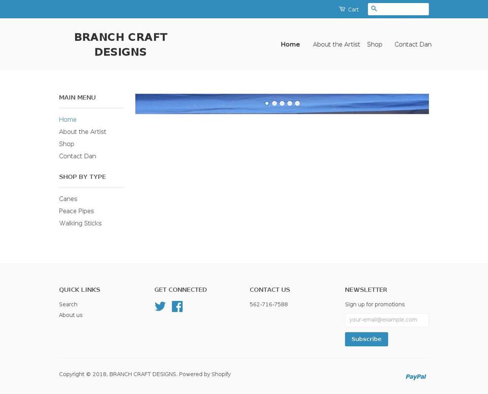 branchcraftdesigns.com shopify website screenshot