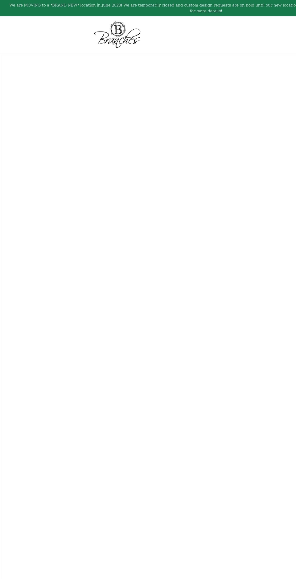 branchesdesigns.com shopify website screenshot