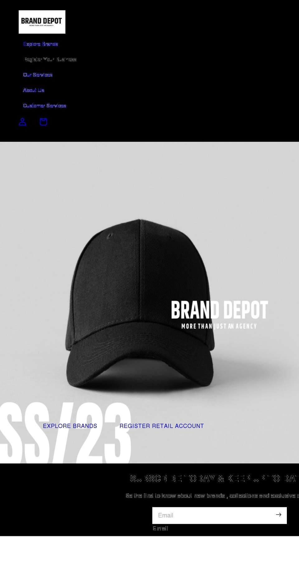 brand-depot.com shopify website screenshot