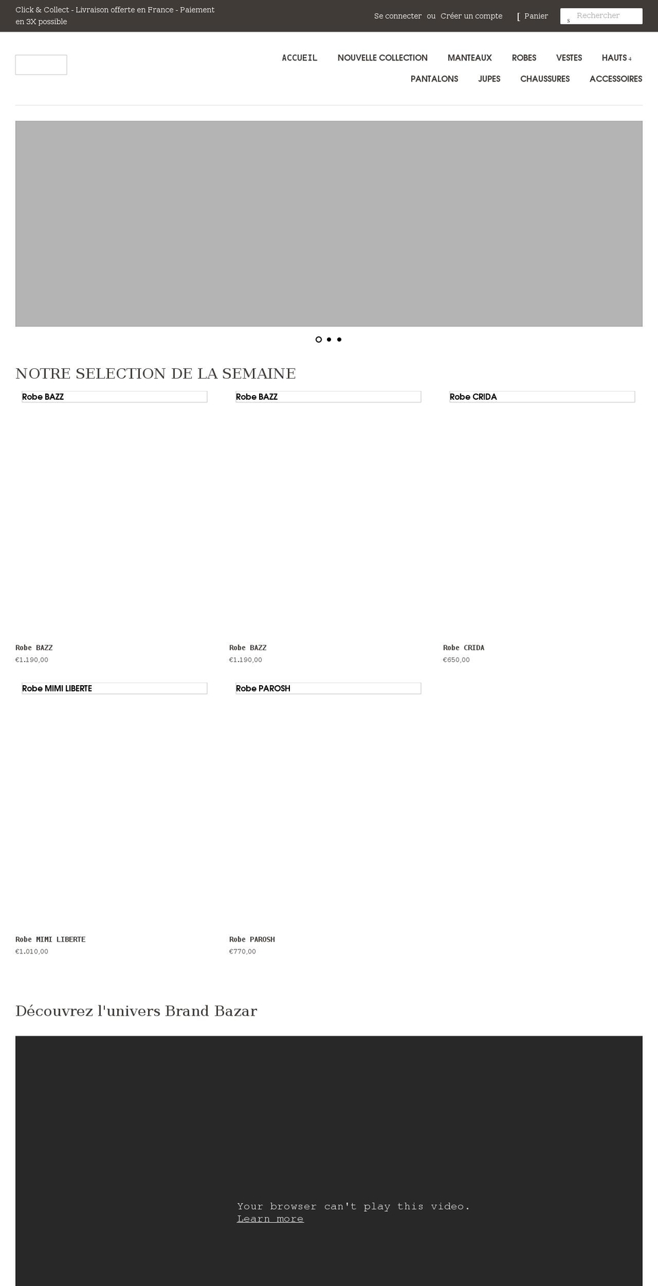 brandbazar-eshop.com shopify website screenshot