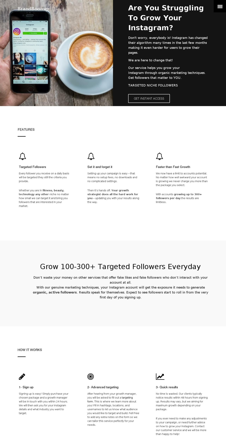 brandboomer.com — Shopify storefront screenshot