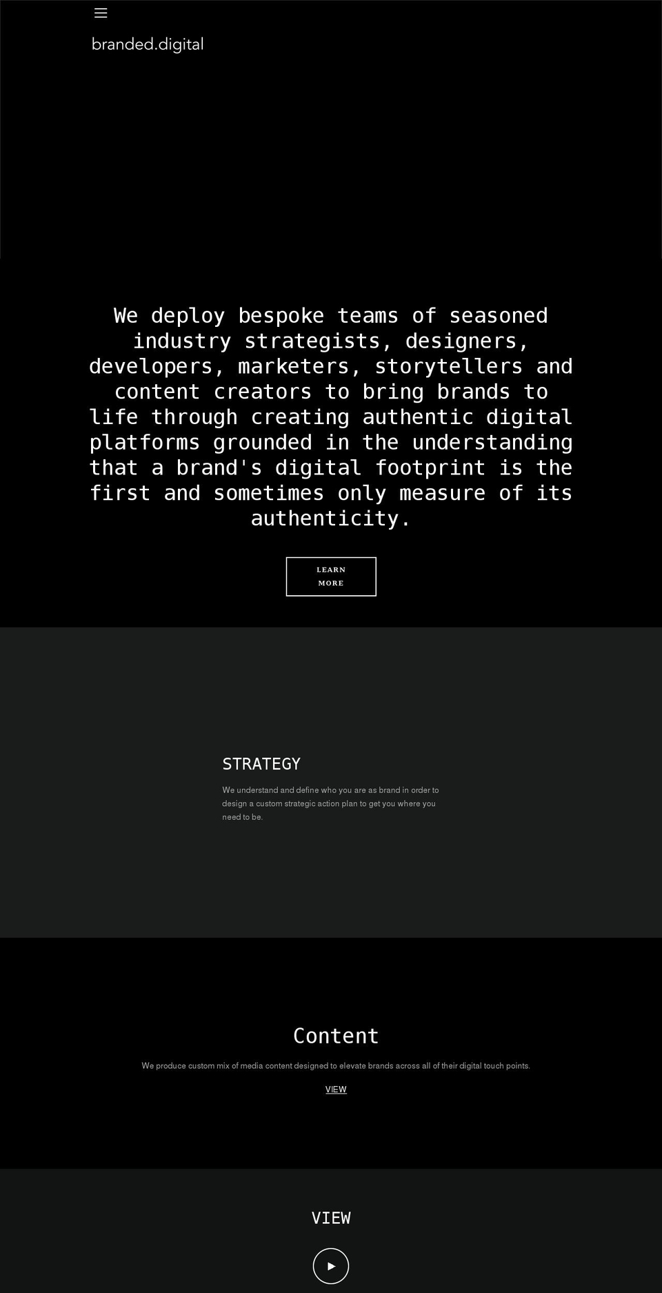 branded.digital shopify website screenshot