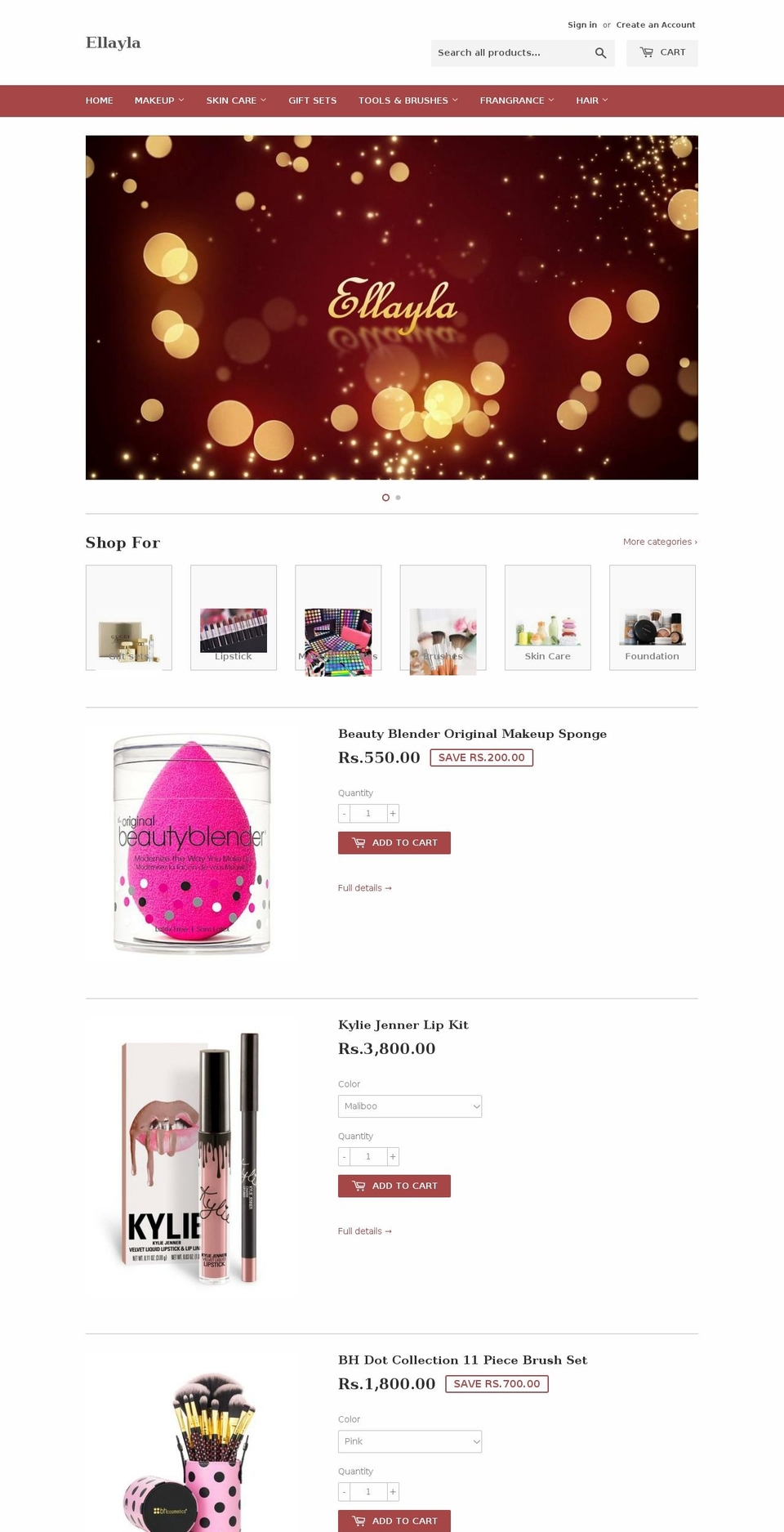brandedaccs.com — Shopify storefront screenshot