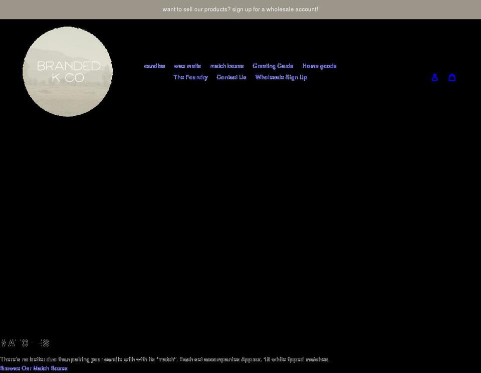 brandedkco.com shopify website screenshot