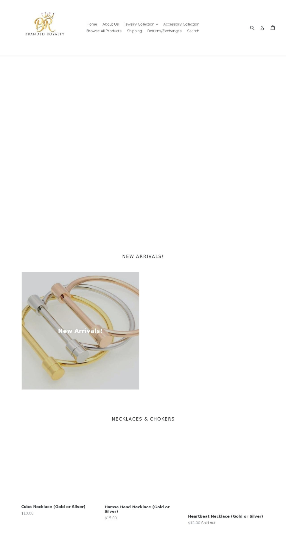 brandedroyalty.com — Shopify storefront screenshot