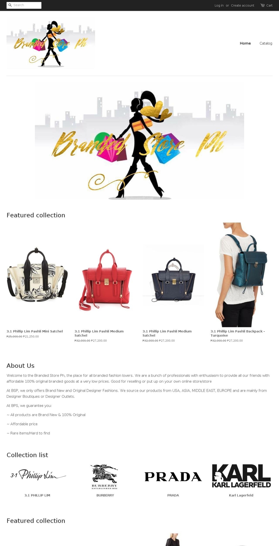 brandedstoreph.com shopify website screenshot