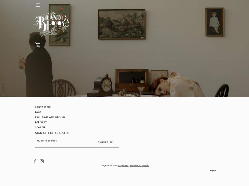 brandifoo.com — Shopify storefront screenshot