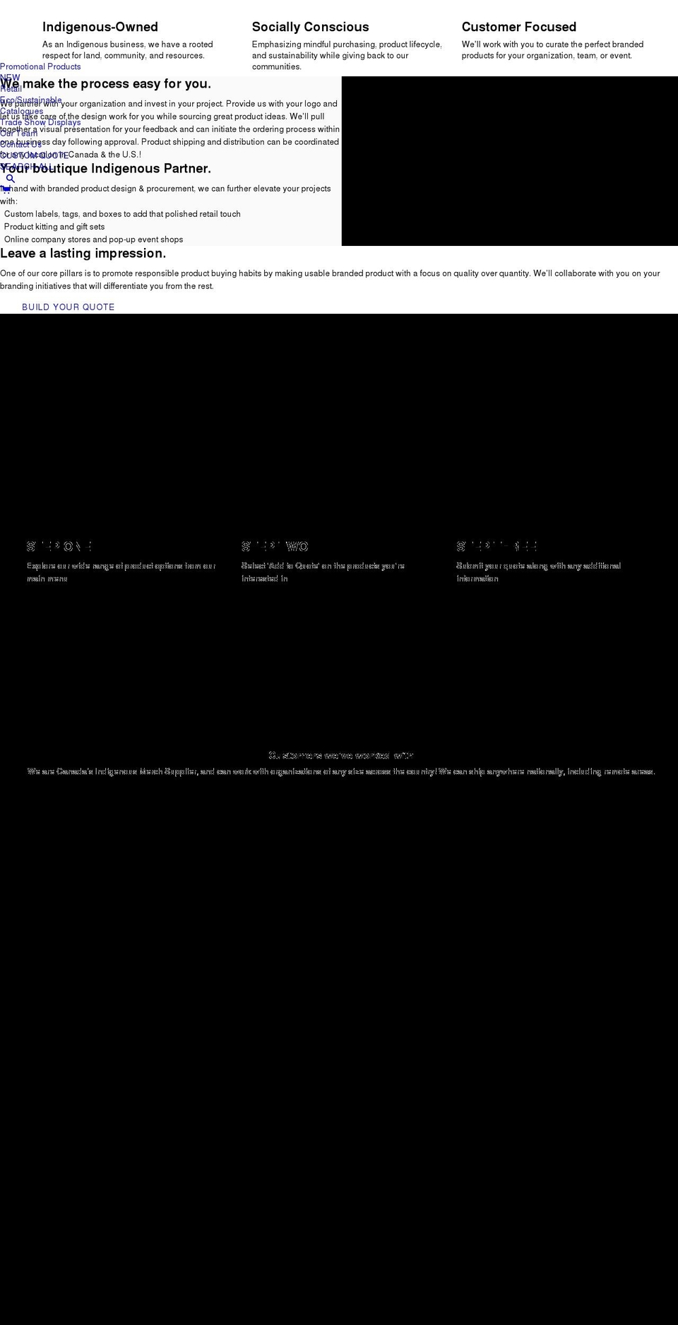 brandigenous.ca shopify website screenshot
