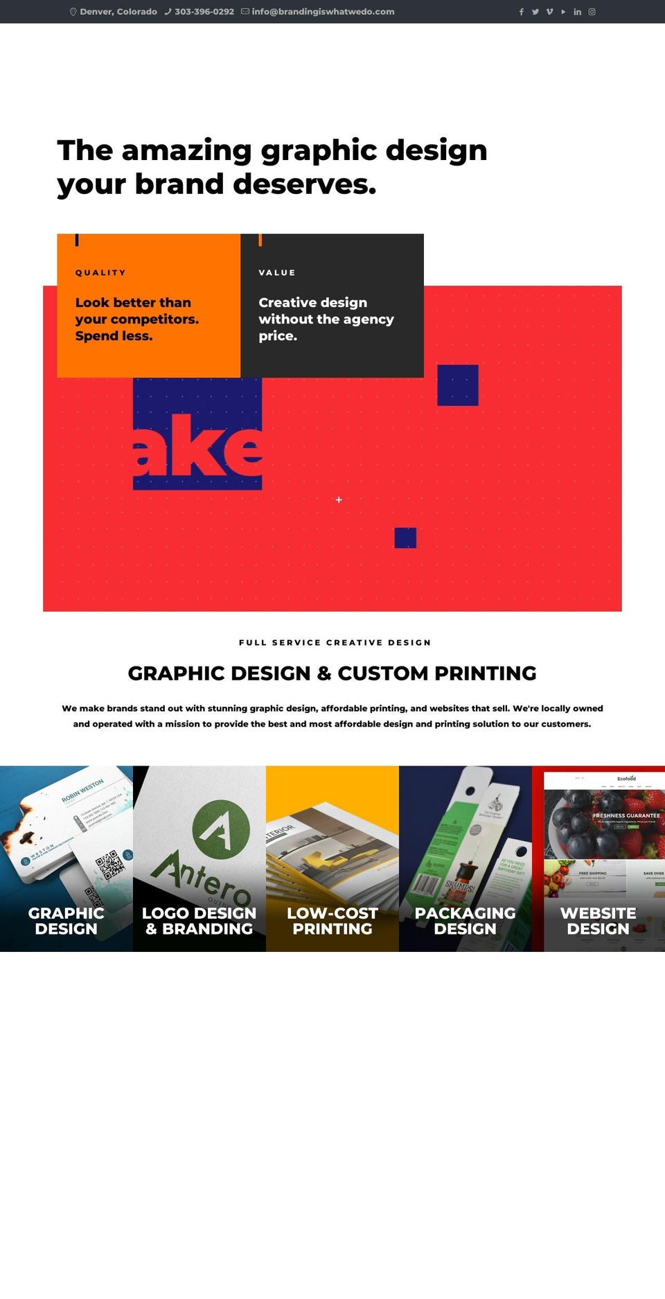 brandingiswhatwedo.com — Shopify storefront screenshot