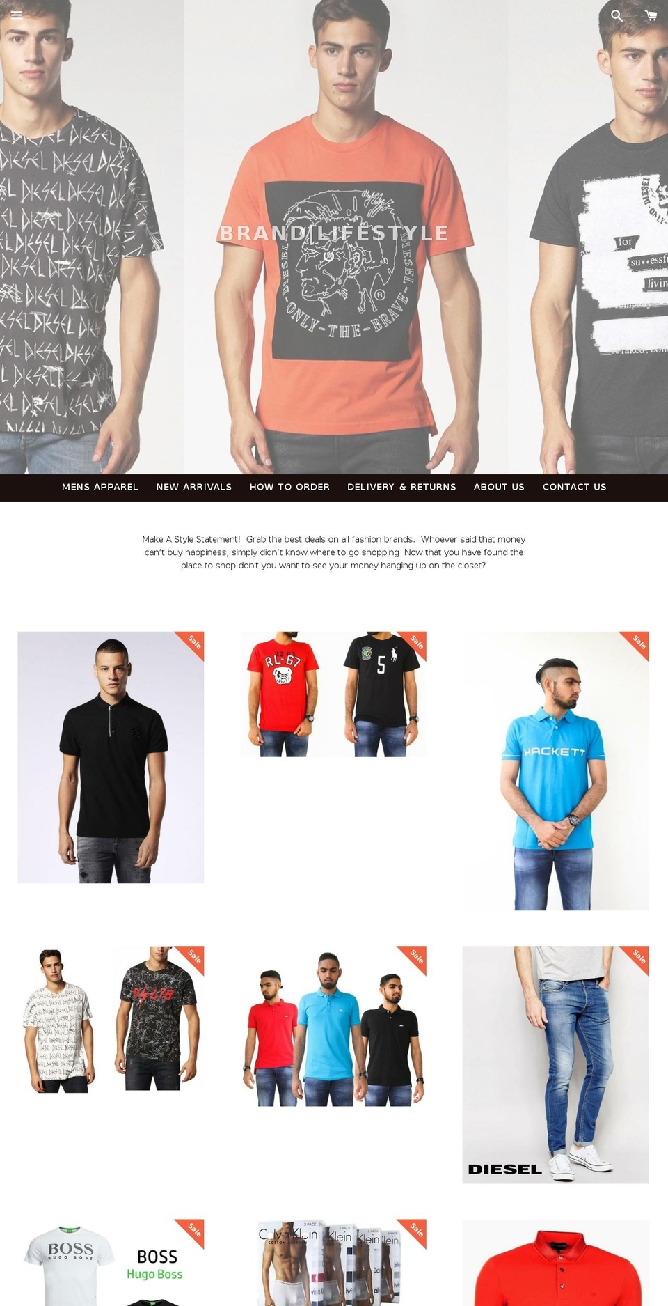 brandlife.store shopify website screenshot