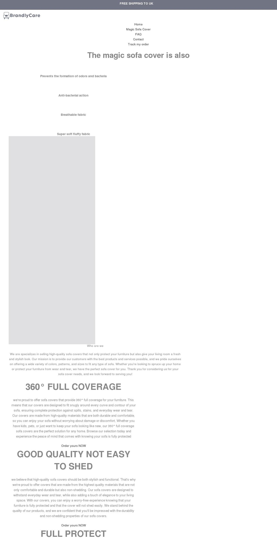 brandlycare.com shopify website screenshot