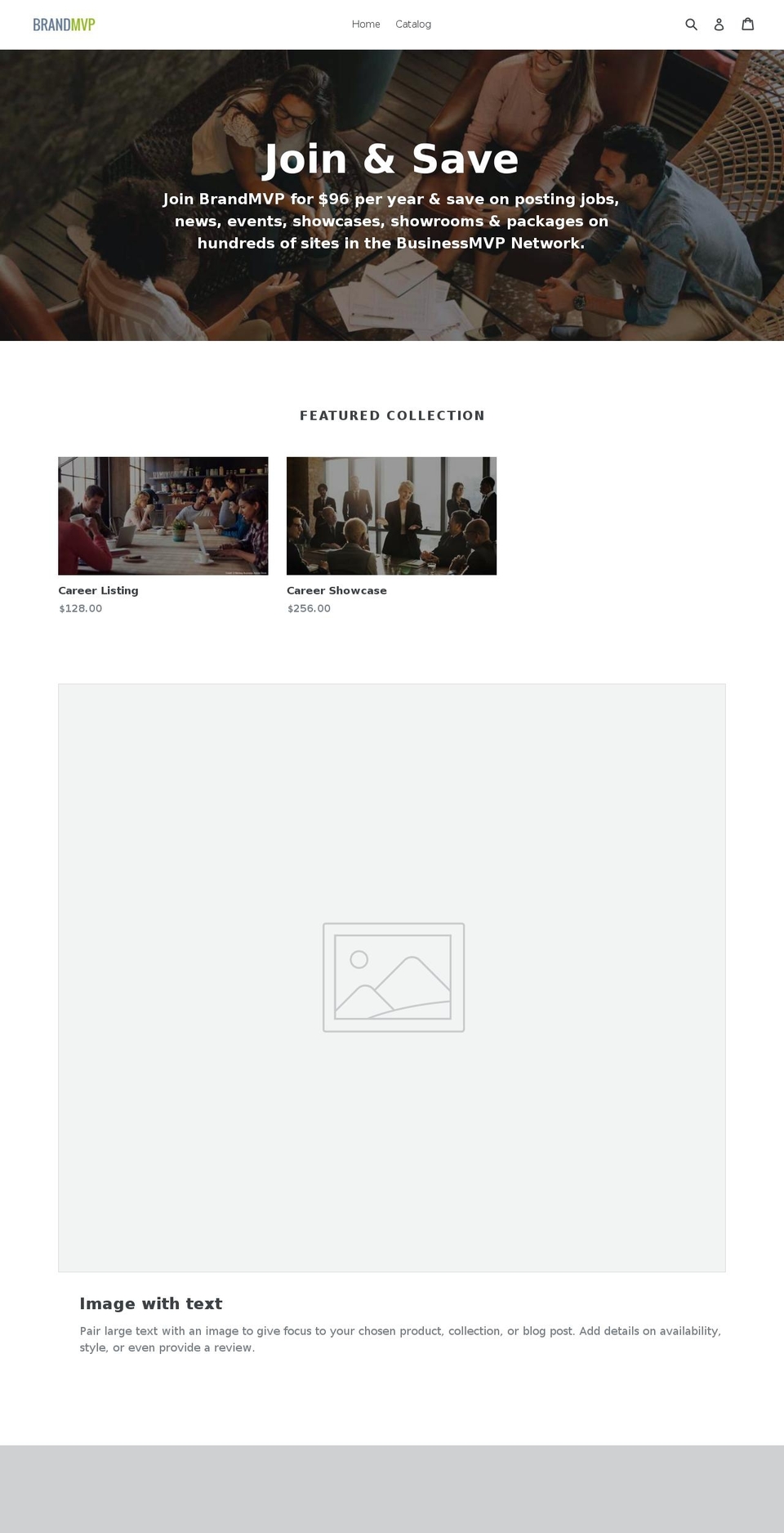 brandmvp.com — Shopify storefront screenshot