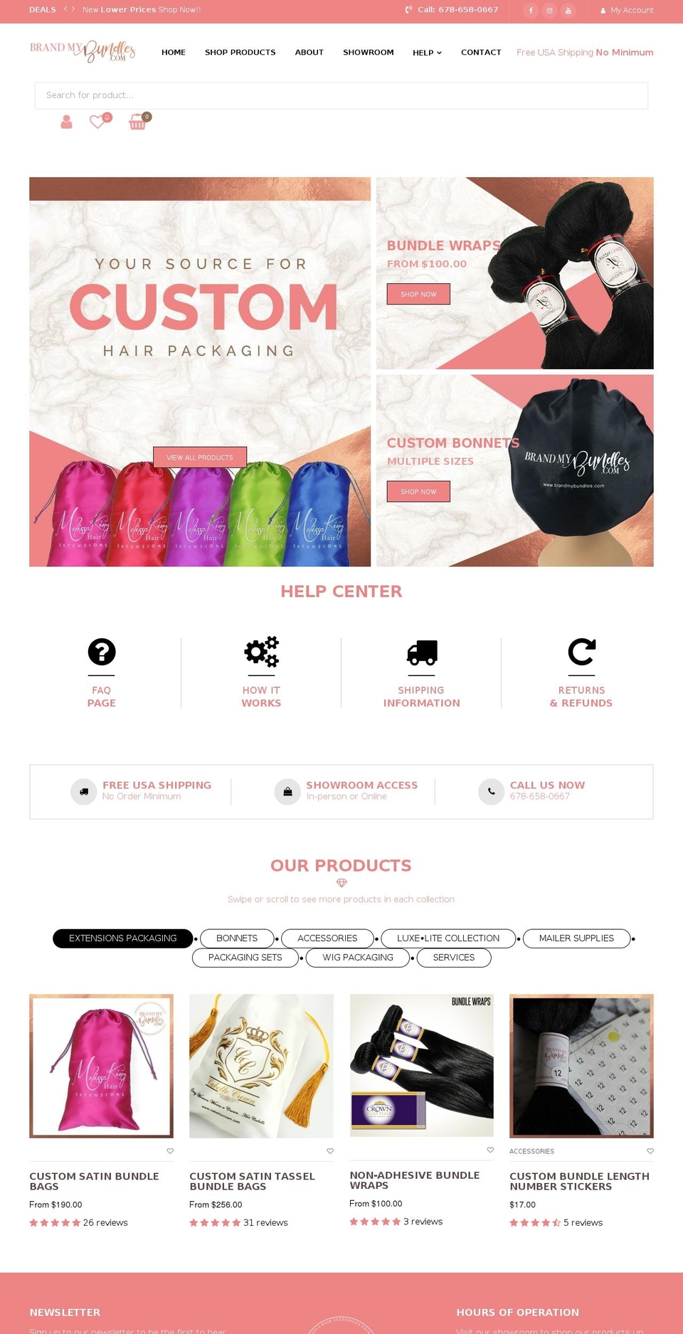brandmybundles.com shopify website screenshot