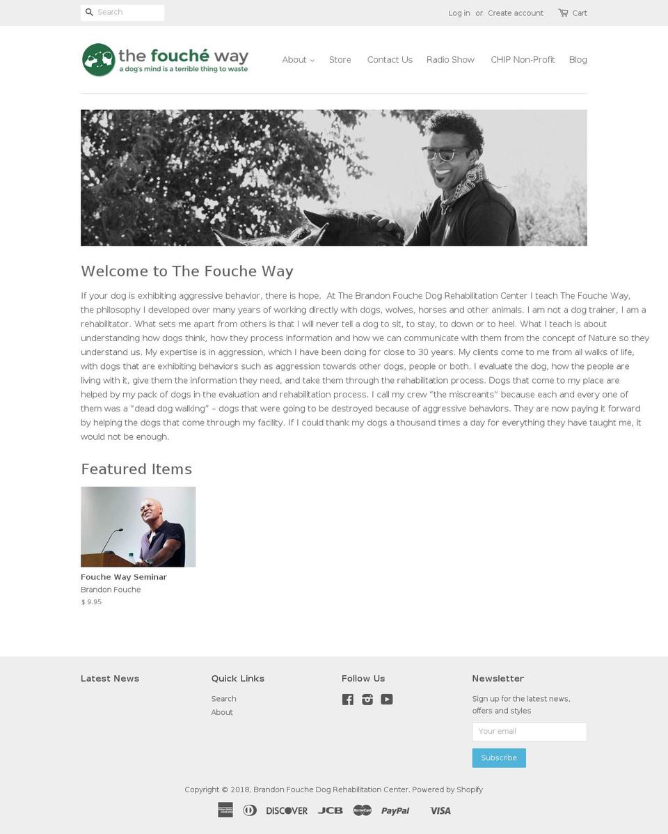 brandonfouche.com — Shopify storefront screenshot