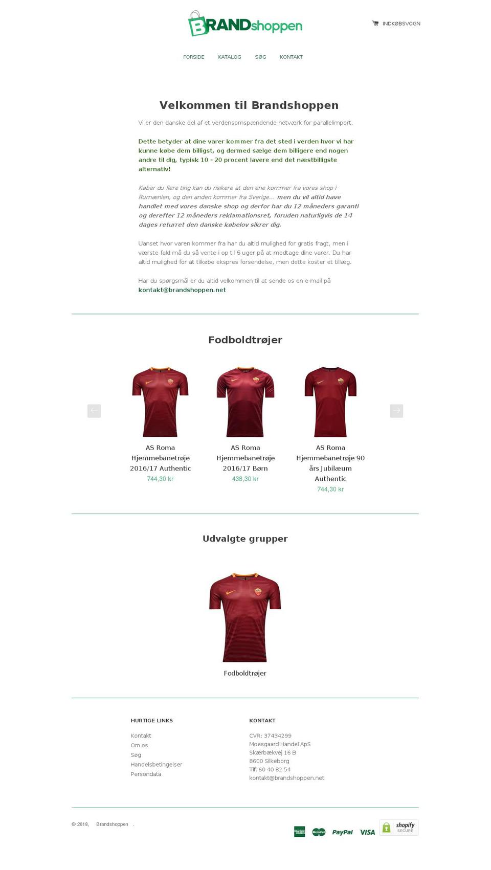 brandshoppen.net shopify website screenshot