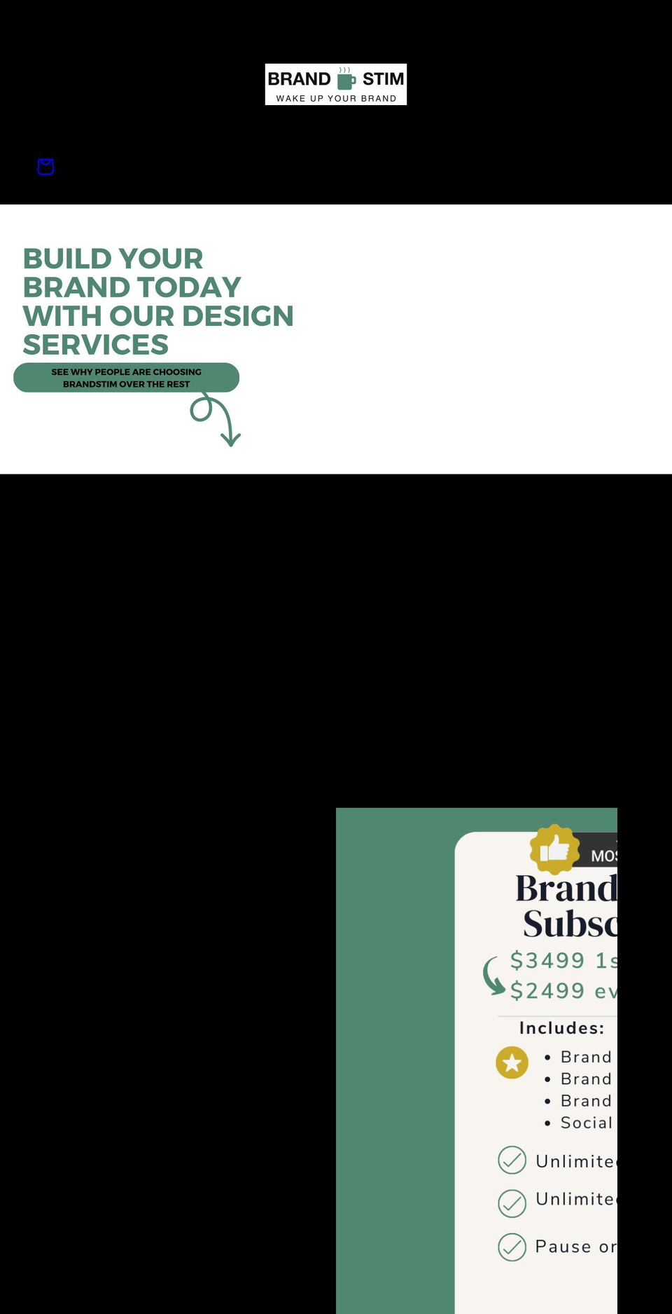 brandstim.com shopify website screenshot