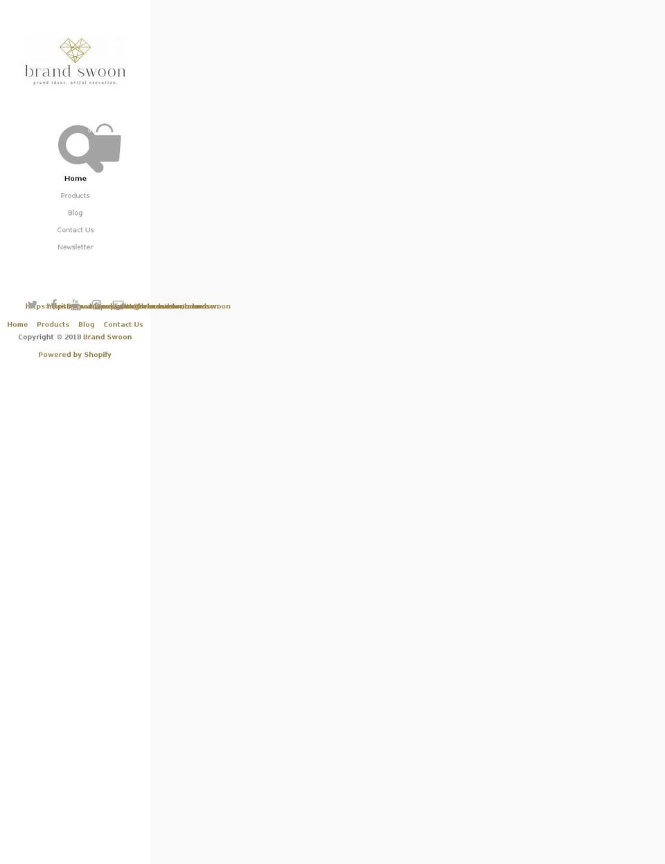 brandswoon.com — Shopify storefront screenshot