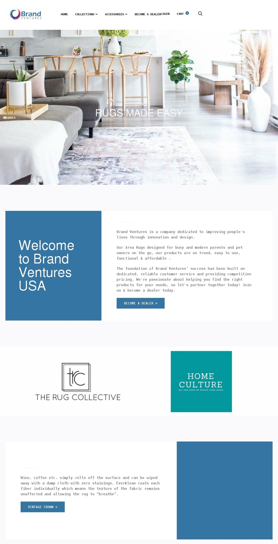 brandventuresusa.com shopify website screenshot