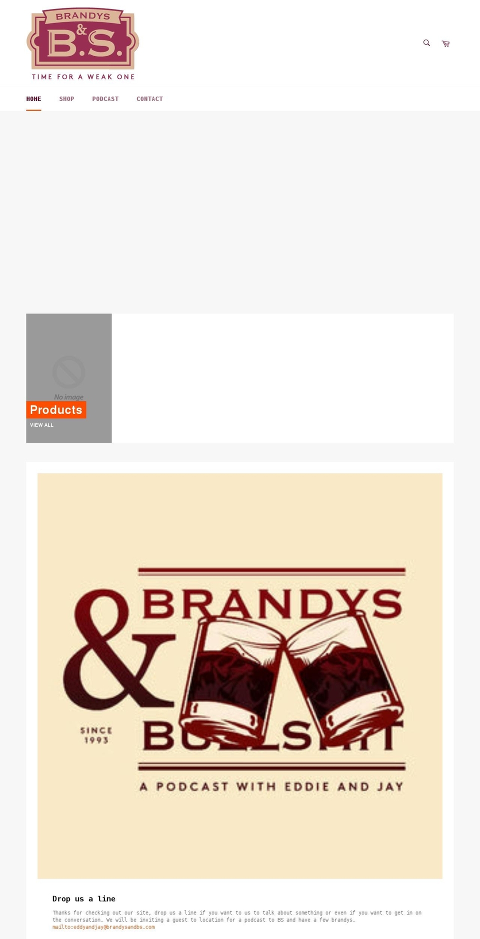 brandysandbs.com shopify website screenshot