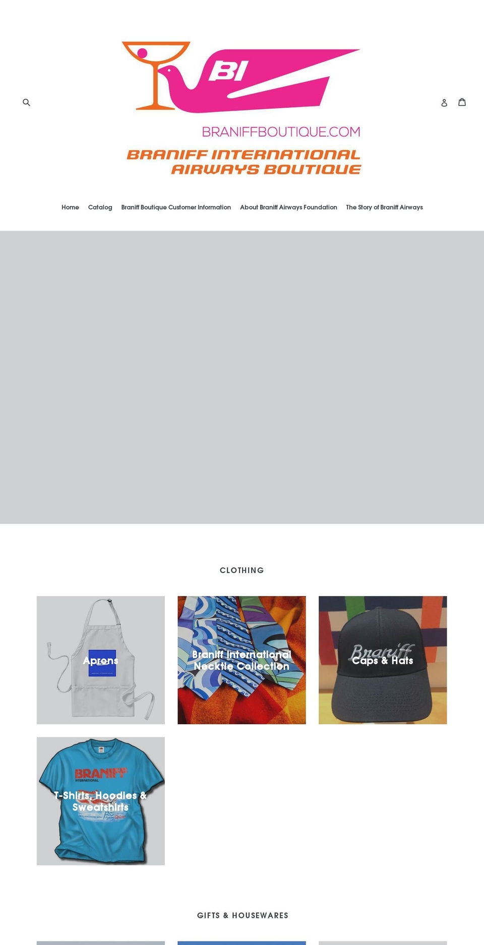 braniffboutique.com shopify website screenshot