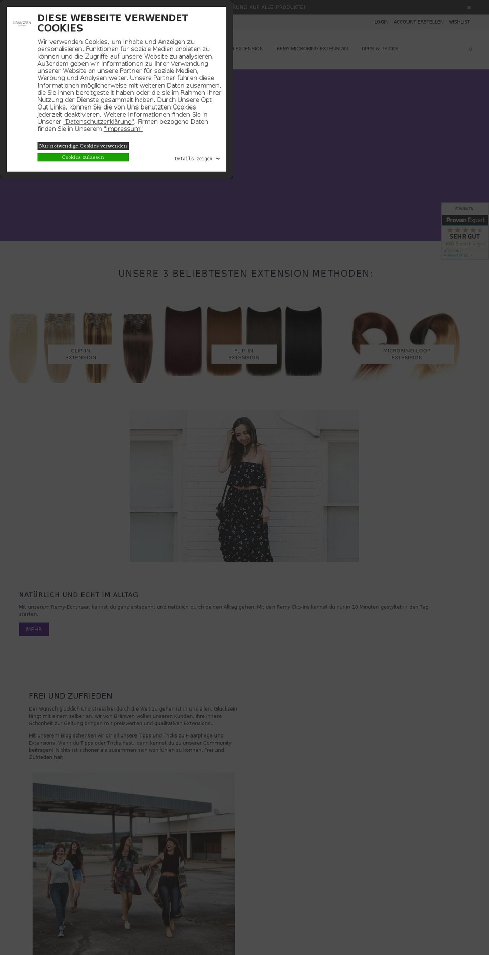 branwen.de shopify website screenshot