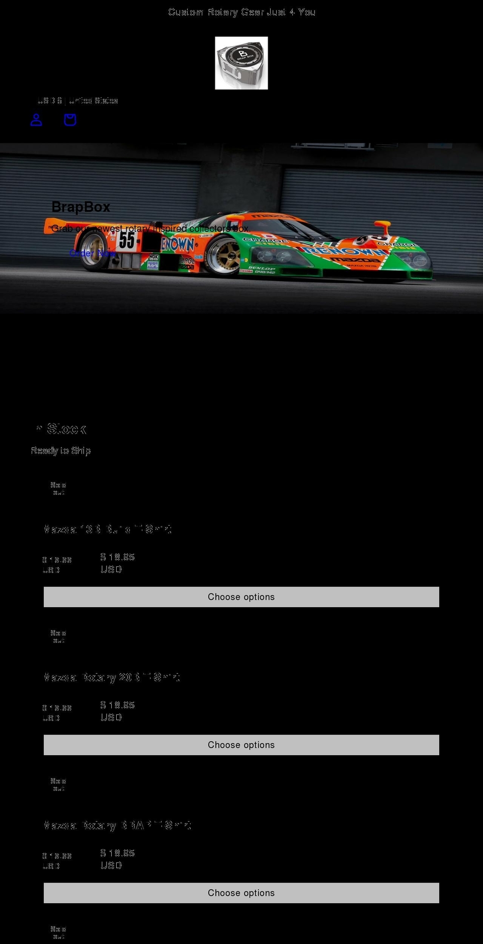 brap-box.com shopify website screenshot