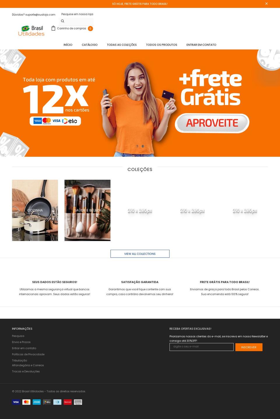 brasilutilidades.com.br shopify website screenshot