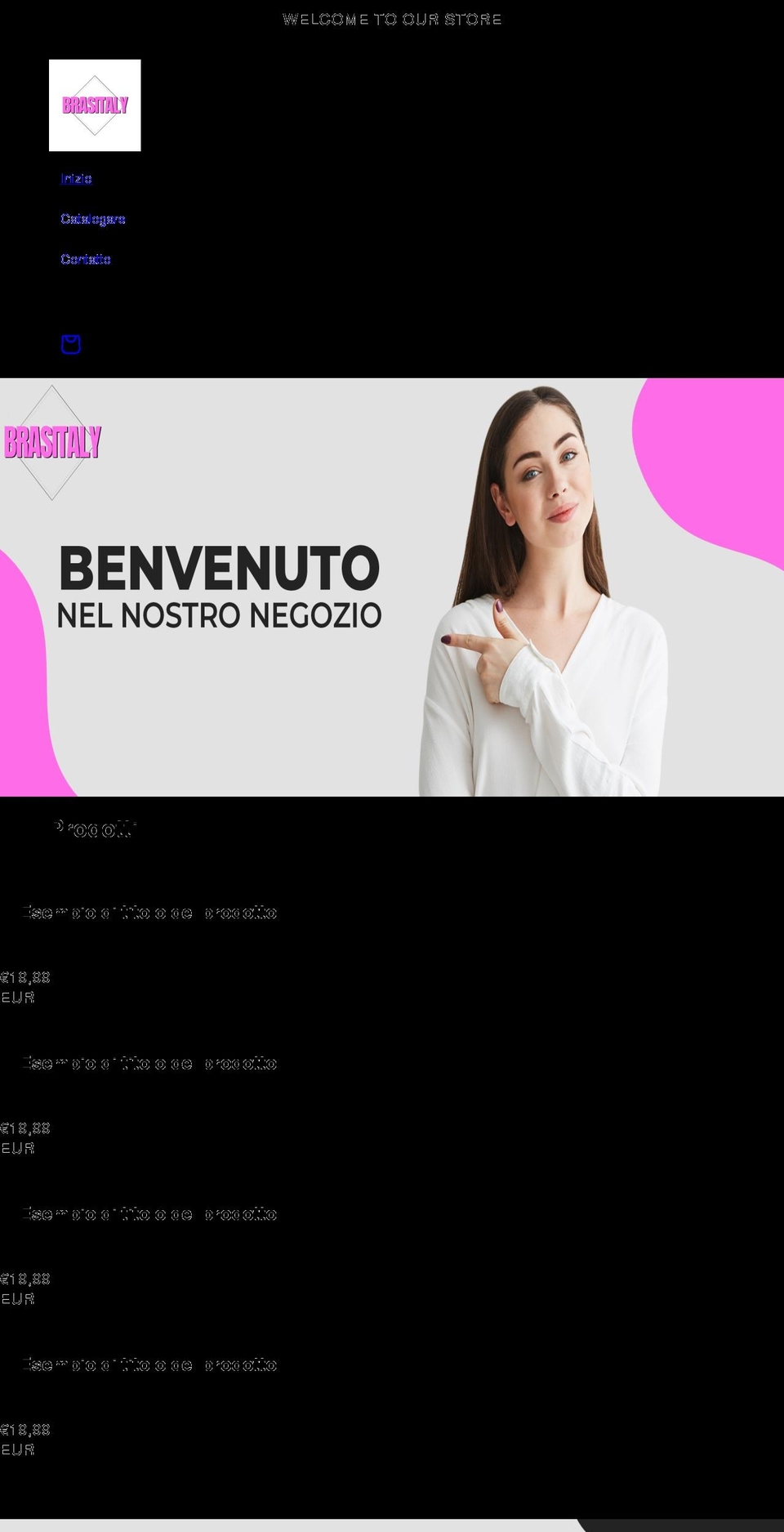 brasitaly.it shopify website screenshot