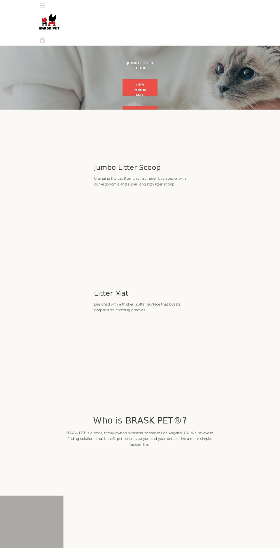 braskpet.com — Shopify storefront screenshot