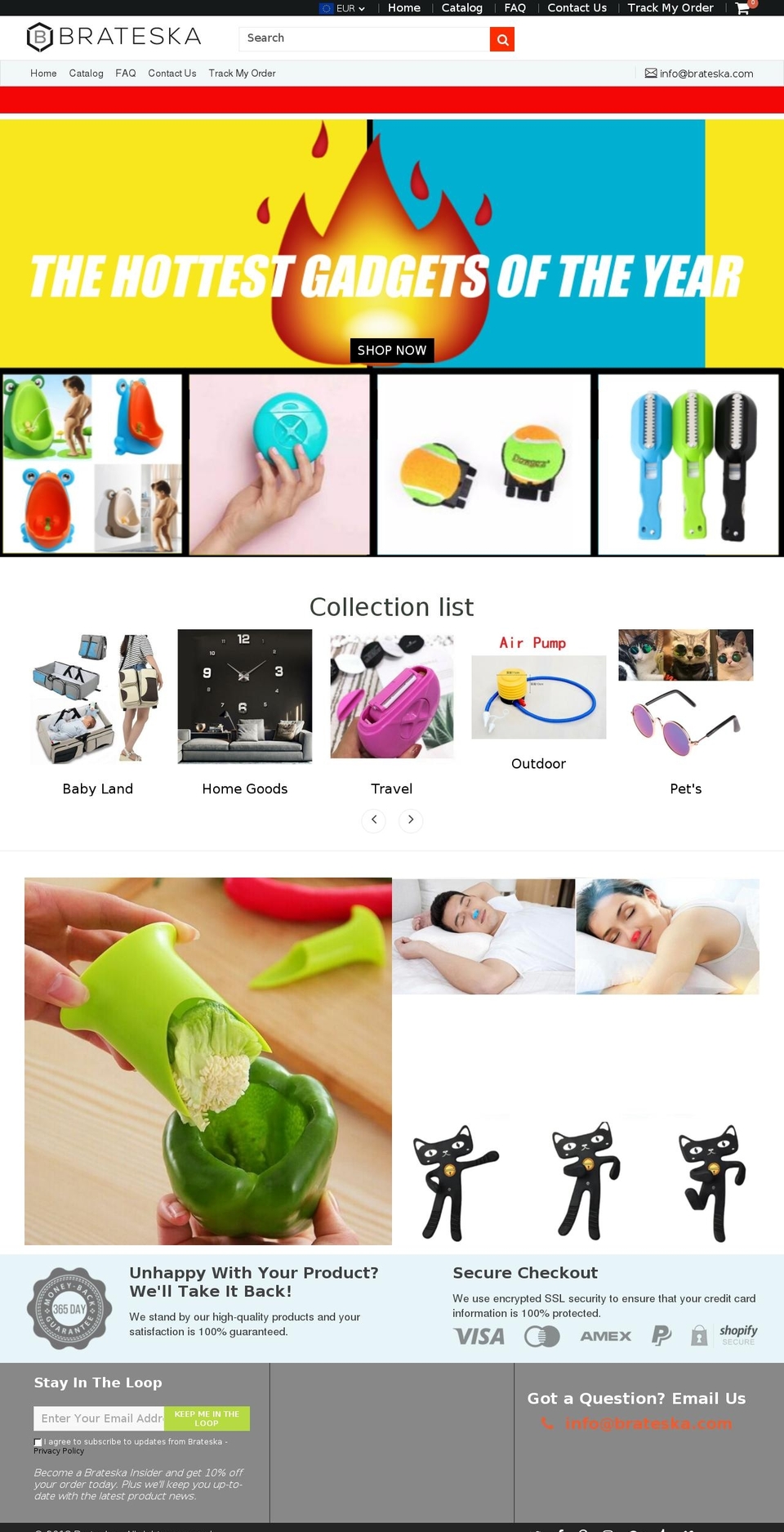 brateska.com — Shopify storefront screenshot