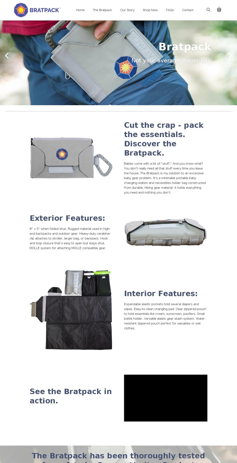 bratpacksolutions.com — Shopify storefront screenshot