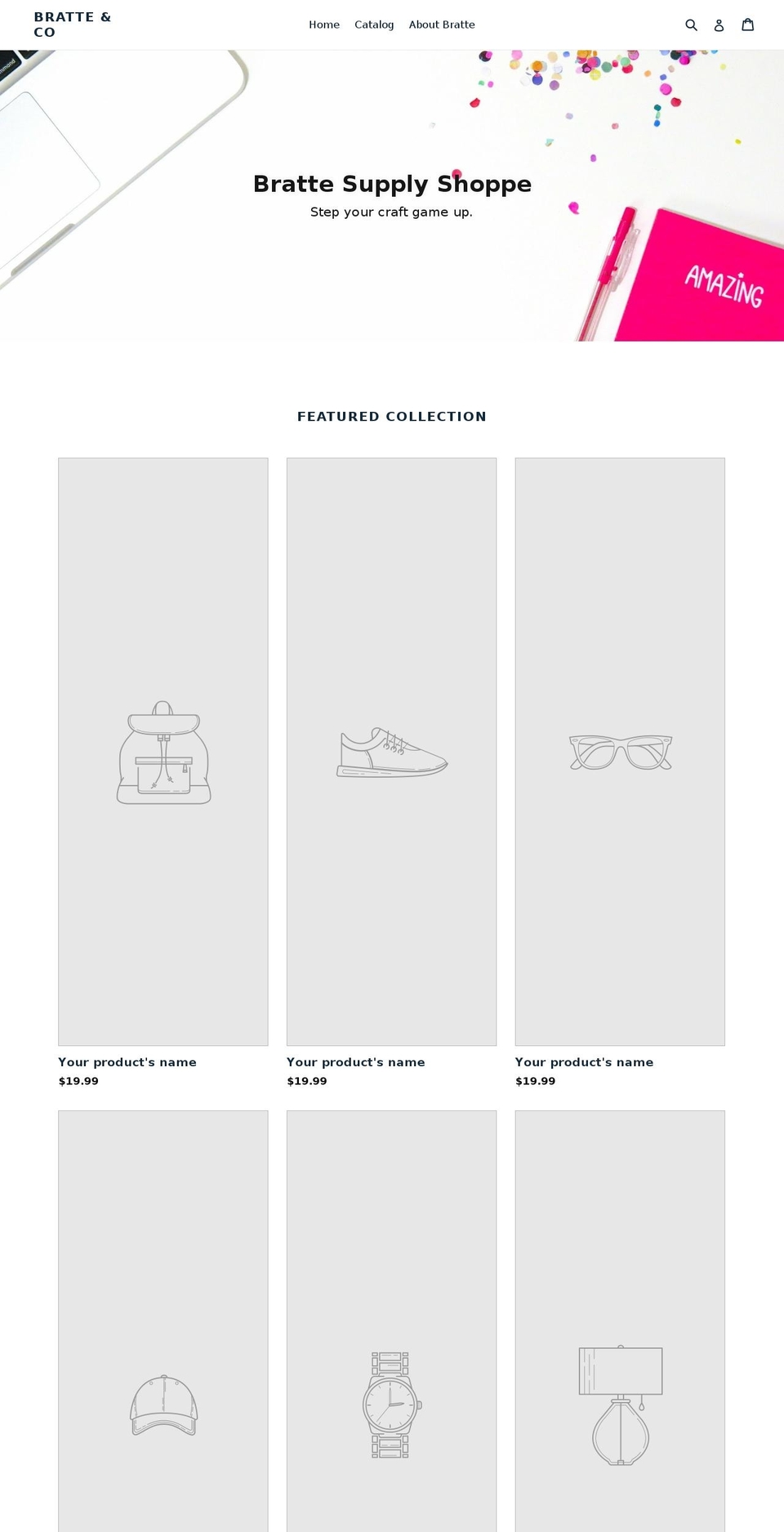 bratteco.com — Shopify storefront screenshot