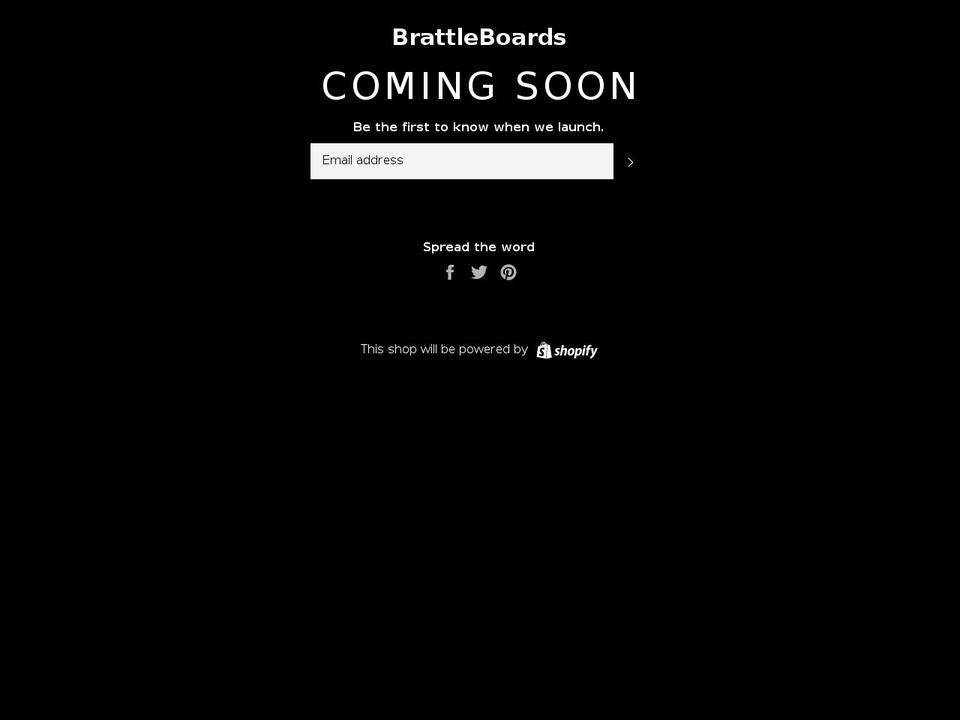 brattleboards.com — Shopify storefront screenshot