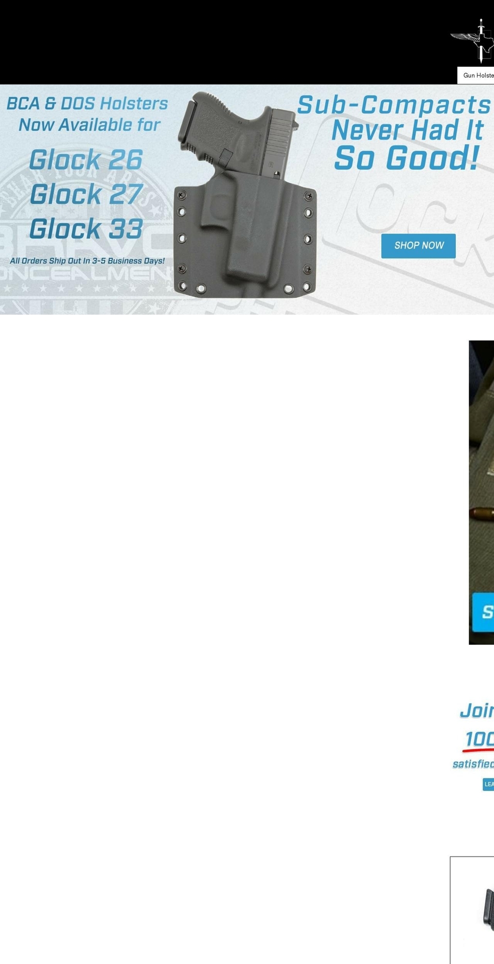 bravoconcealment.com shopify website screenshot