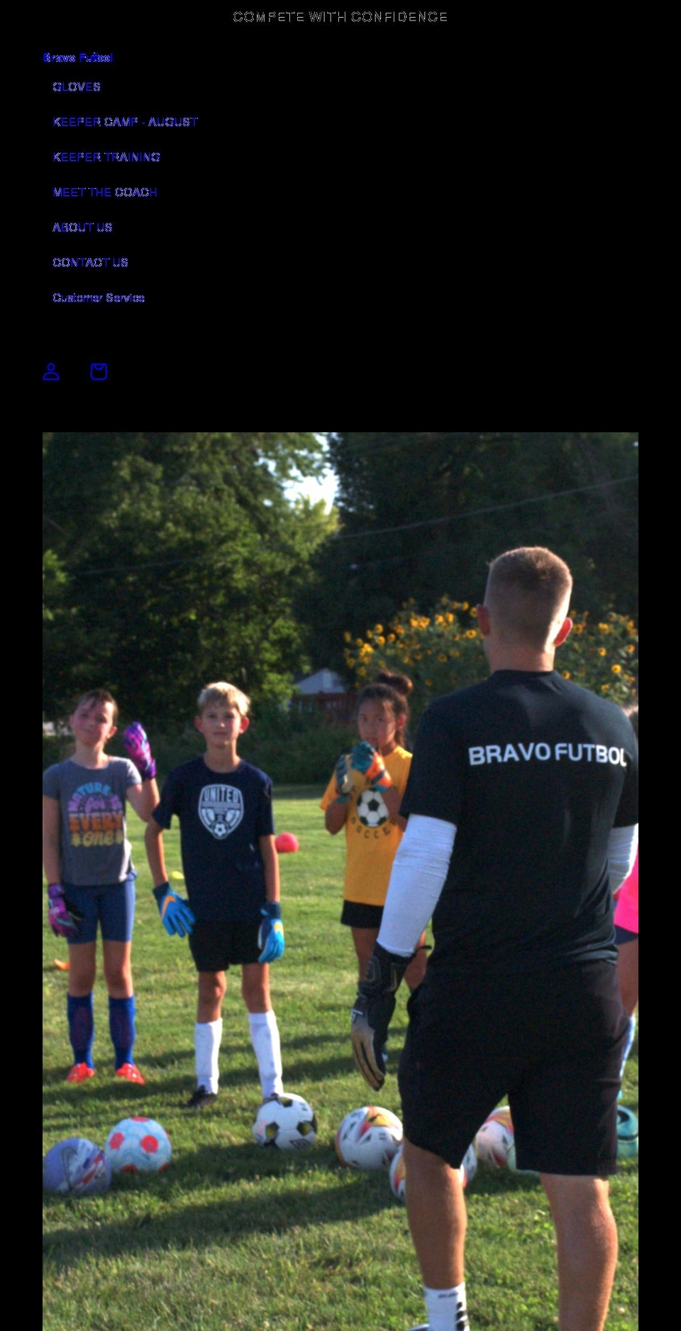 bravofutbol.com shopify website screenshot